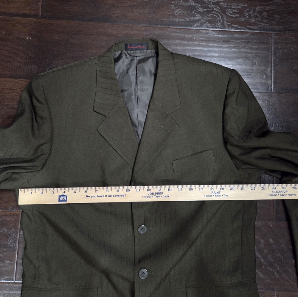 Luighi Balini Dark Olive Green Suit - Picture 9 of 14